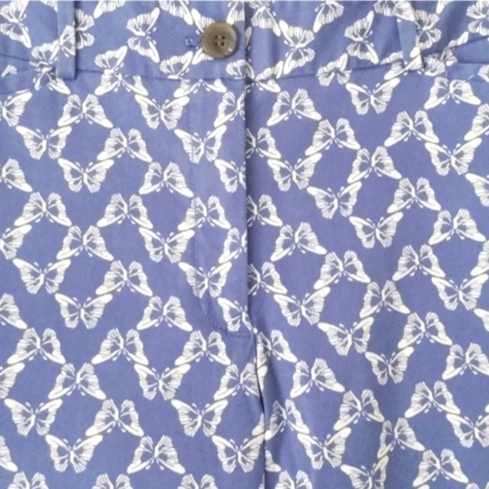 Talbots Butterfly Pants in Blue 2